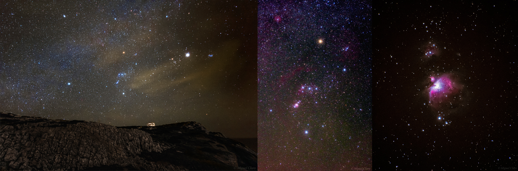 Fotografando desde o Cabo Espichel à Nebulosa de Orion M42