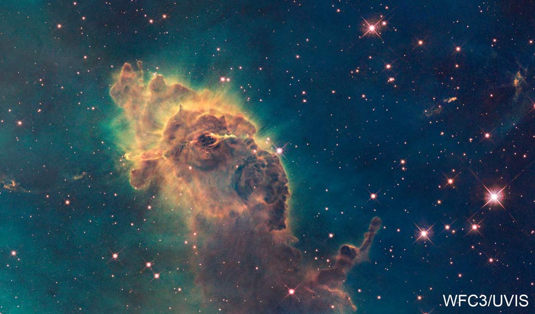 Pilar de poeira na Nebulosa Carina – APOD
