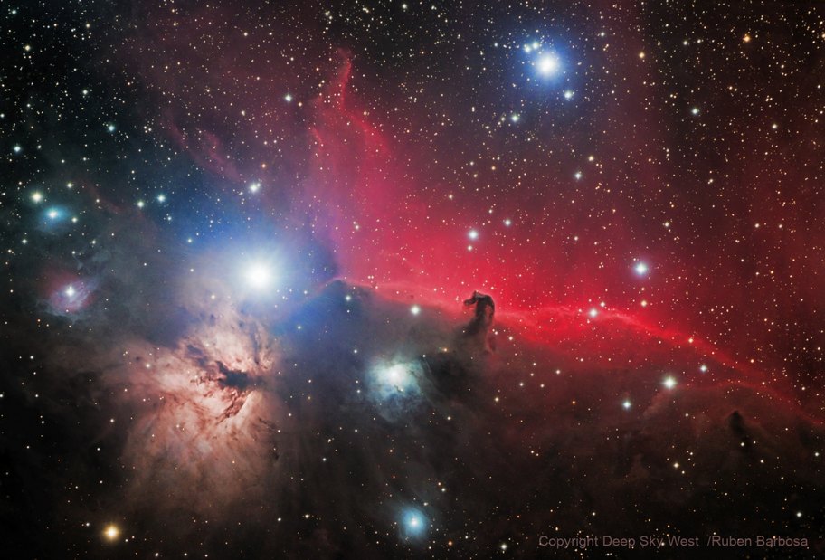 A nebulosa Cabeça de Cavalo