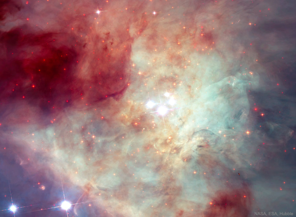 Nebulosa de Orion com estrelas velozes e planetas-orfãos